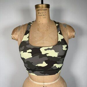 Lululemon Green Camo Energy Sports Bra